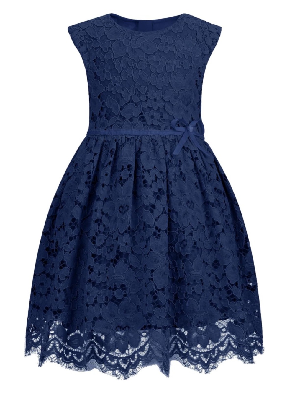 BLUE LACE GIRL DRESS